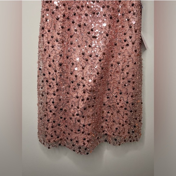 GB Social - Social Beaded Sequin Mesh Mini Party Dress - Size 1 - Picture 5 of 13